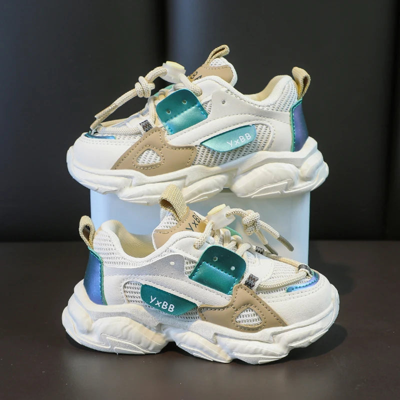 Size 21-36 Baby Toddler Shoes For Boys Girls Breathable Mesh Little Kids Casual Sneakers Non-slip Children Sport Shoes Tenis - TiniLoom