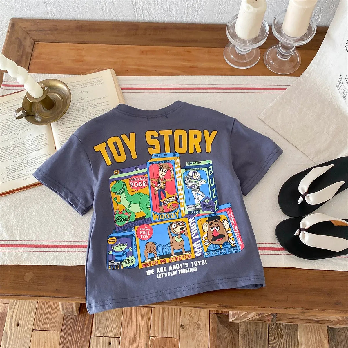 Mickey Kids Clothing Tees Summer Printed Cartoon Fashion Short Sleeve Boys T-shirt Popular Design Children's T Shirts Crewneck - TiniLoom