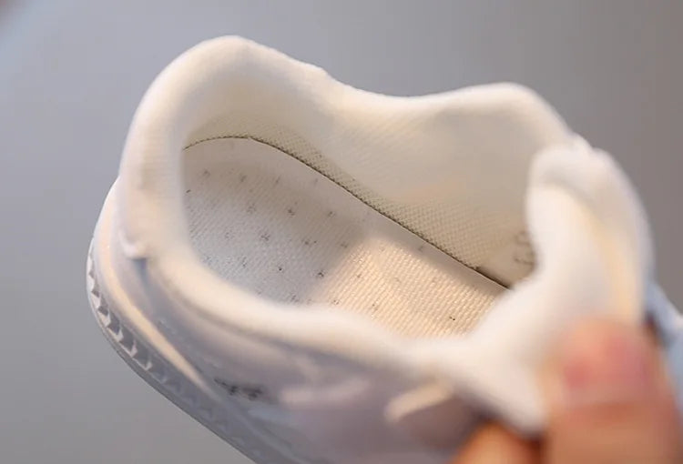 Kids Casual Shoes Sneakers Boys Sport Breathable Tennis Sneaker Baby Children Girls Shoes Spring Fashion White Flat Running Shoe - TiniLoom