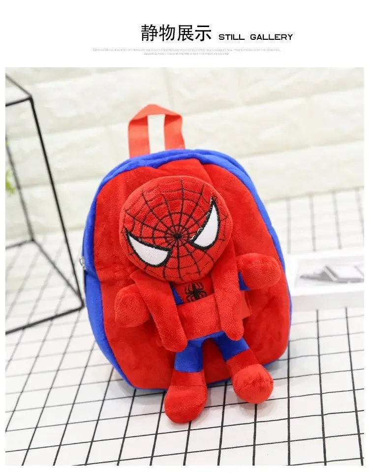Cartoon cartoon fashion character backpack children casual plush backpack cute kindergarten boy and girl schoolbag gift - TiniLoom