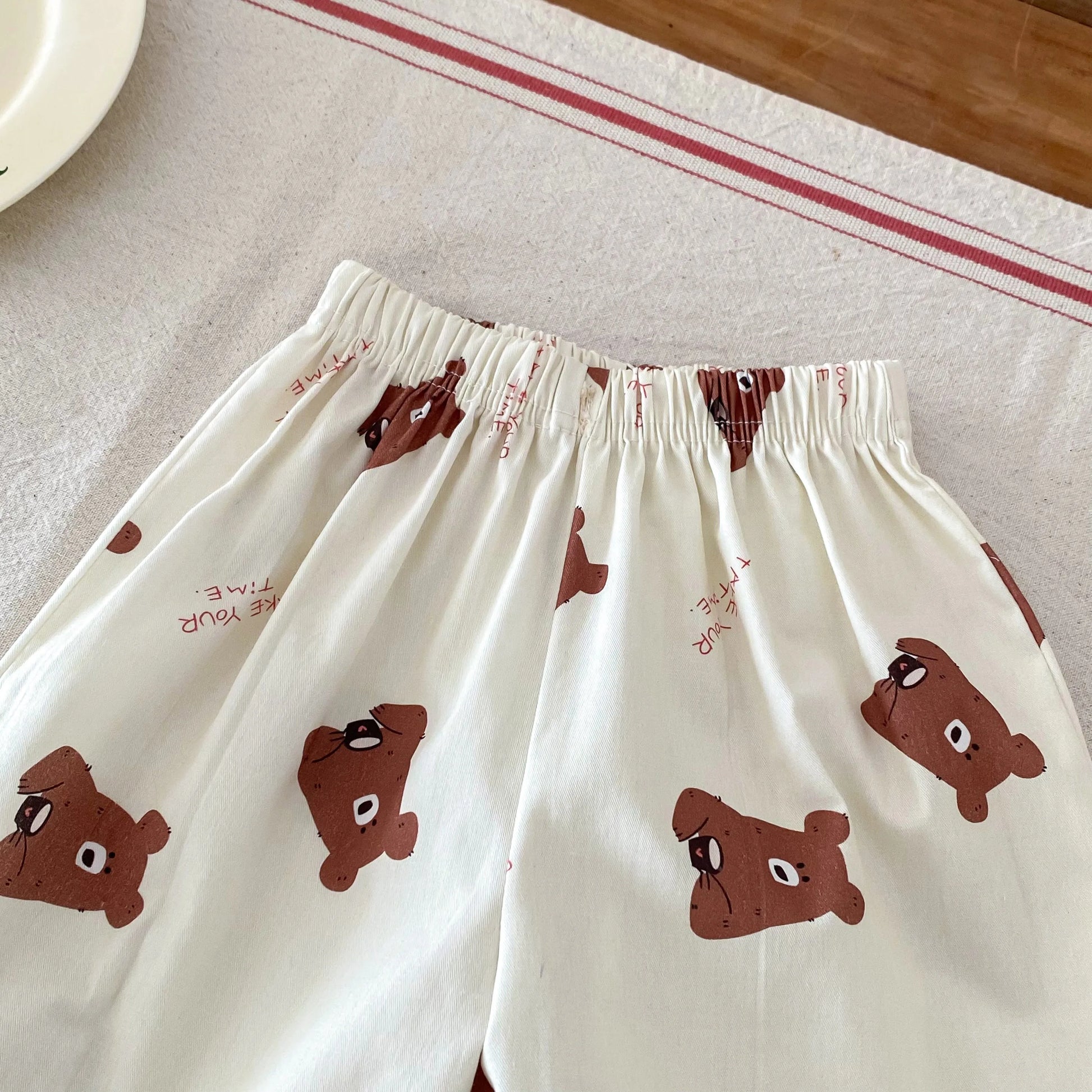 2024 New Children Trousers Plaid Printed Cartoon Fashion Baby Girls Boys Loose Casual Harem Pants Kids Pants Summer Clothes - TiniLoom