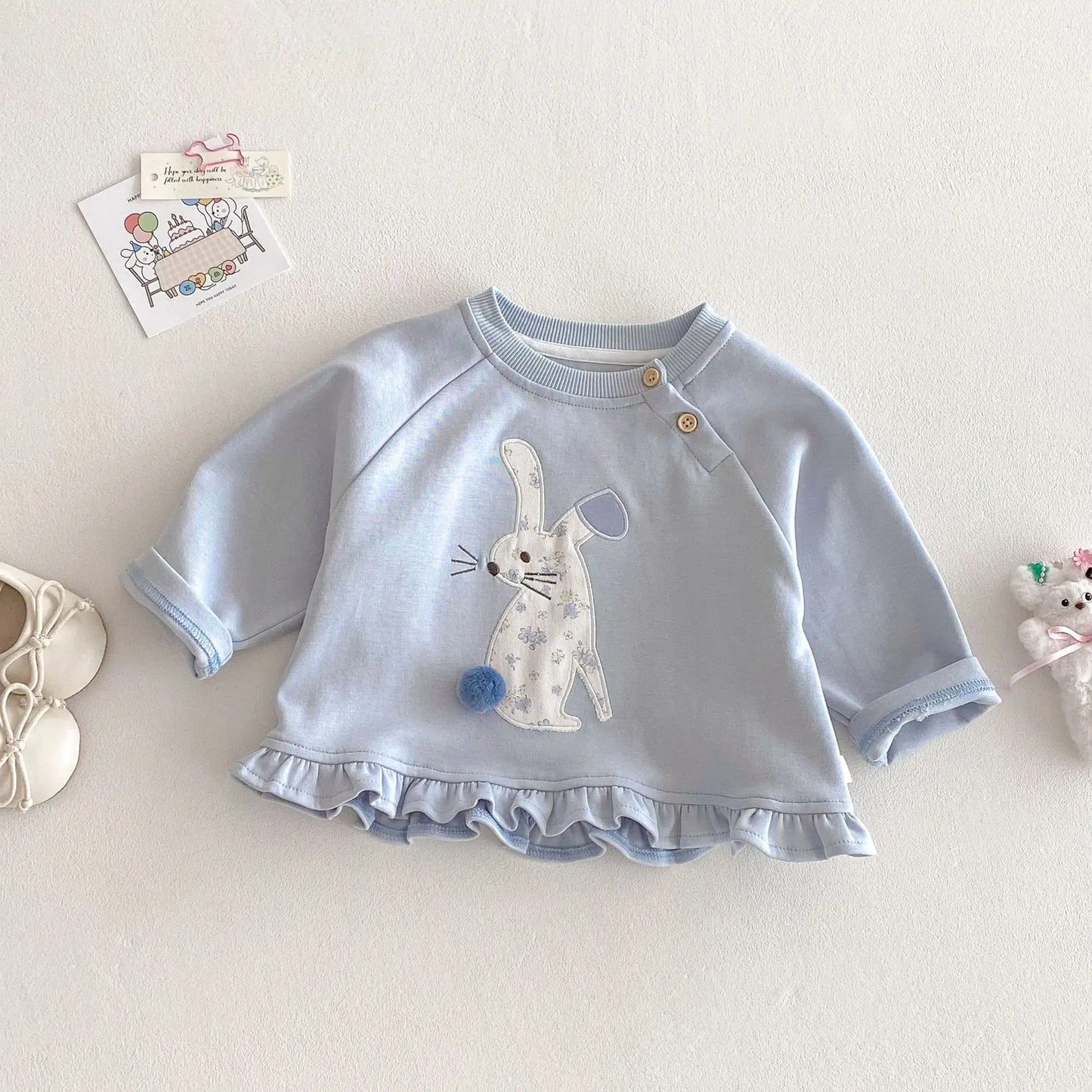MILANCEL New Spring Kids Jeans 0-5T Baby Cute Three Dimensional Love Trousers Children Girls Thin Style Denim Blue Pants - TiniLoom