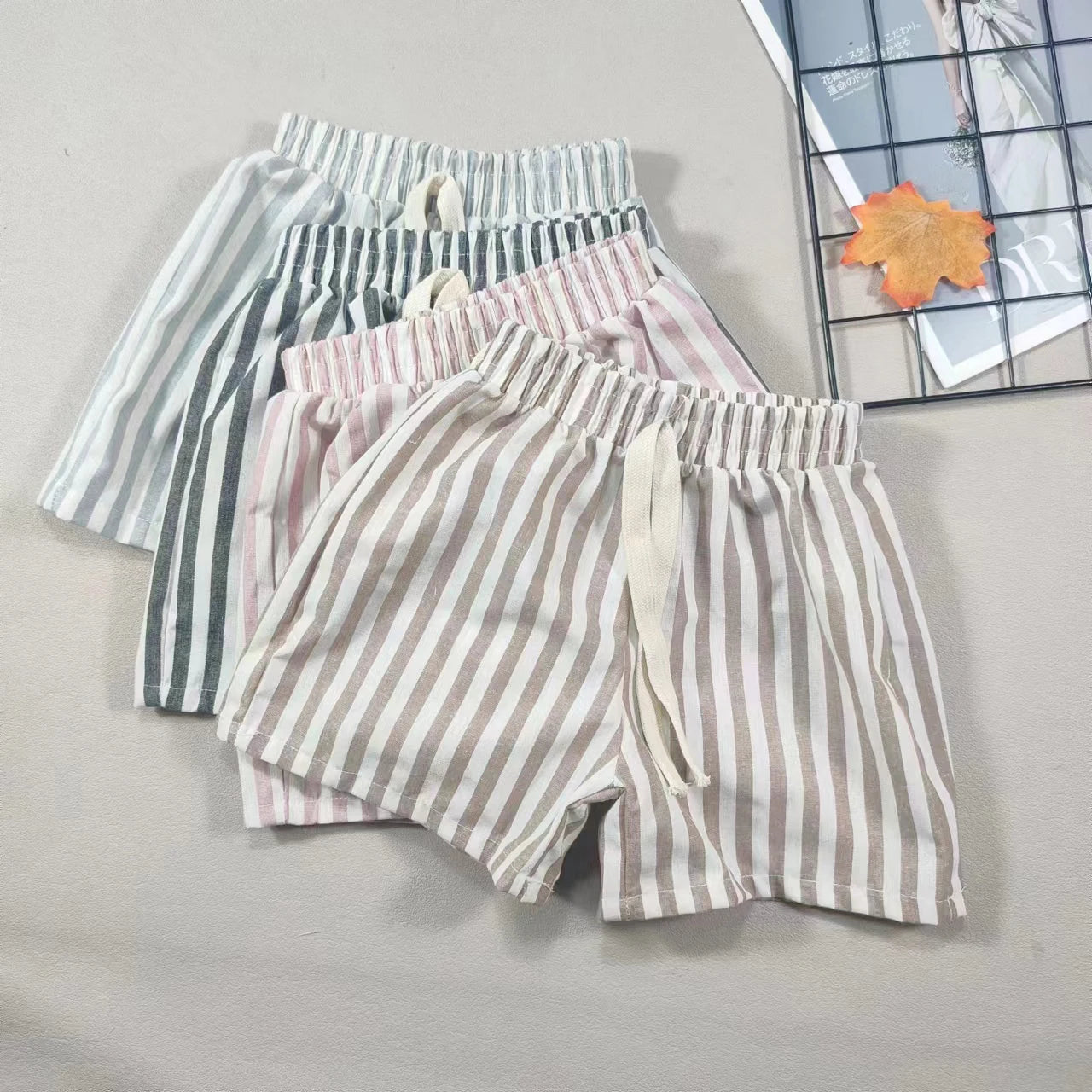 Children's Shorts Children's Pants Single Item Pants Pure Cotton Boys Casual Pants Girls Shorts Baby Jackets Pants British Style - TiniLoom