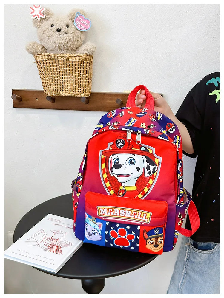Original PAW Patrol Children School Bag Cute Dogs Fashion Boy Girl Backpack Kids Kindergarten Backpacks Chase Skye Baby Gift - TiniLoom