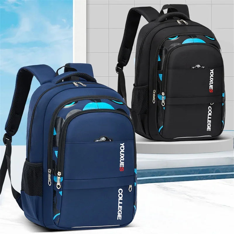 New Children School Bags Kids Backpack In Primary Schoolbag For Teenager Boys Waterproof Backpacks Book Bag - TiniLoom