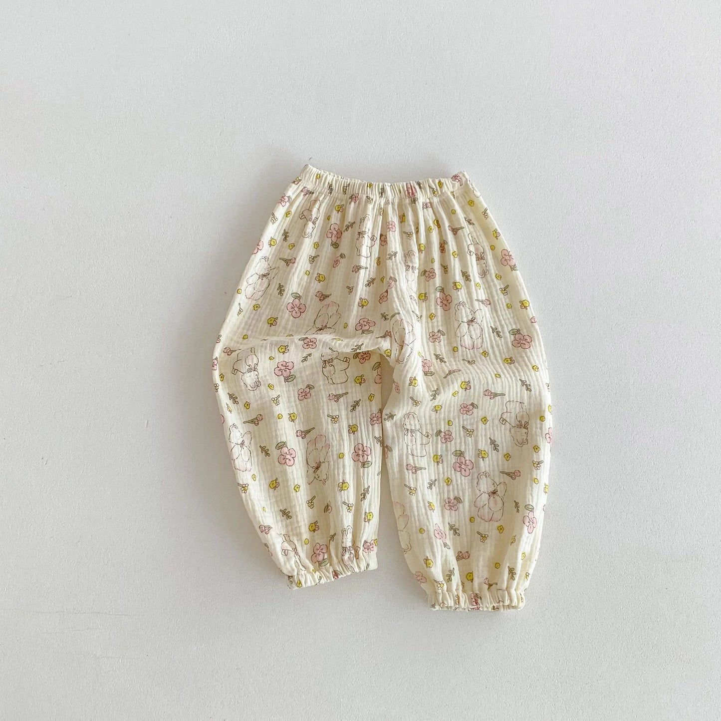 Baby Boys And Girls Summer Clothing Children's Anti Mosquito Pants Loose Casual Printed Cartoon Trousers Kids Clothes Harem Pant