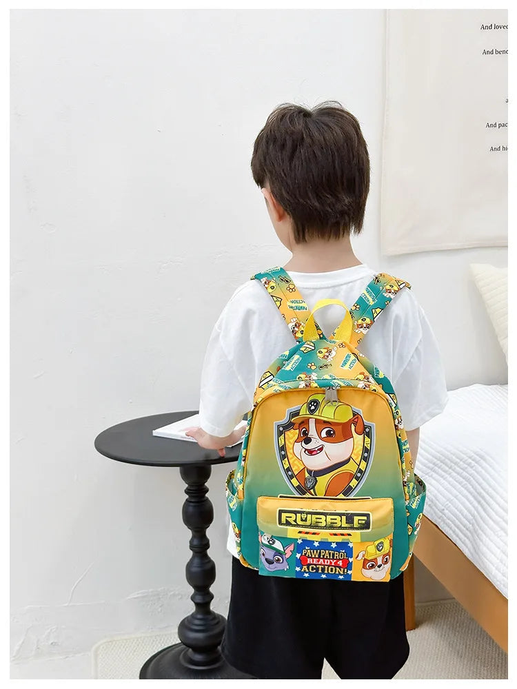 Original PAW Patrol Children School Bag Cute Dogs Fashion Boy Girl Backpack Kids Kindergarten Backpacks Chase Skye Baby Gift - TiniLoom