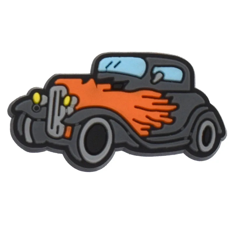 Car Shoe Charms for Crocs Accessorie Car Decorations Boys Girls Kids Women Teens Christmas Gifts Birthday Party Favors Pins - TiniLoom
